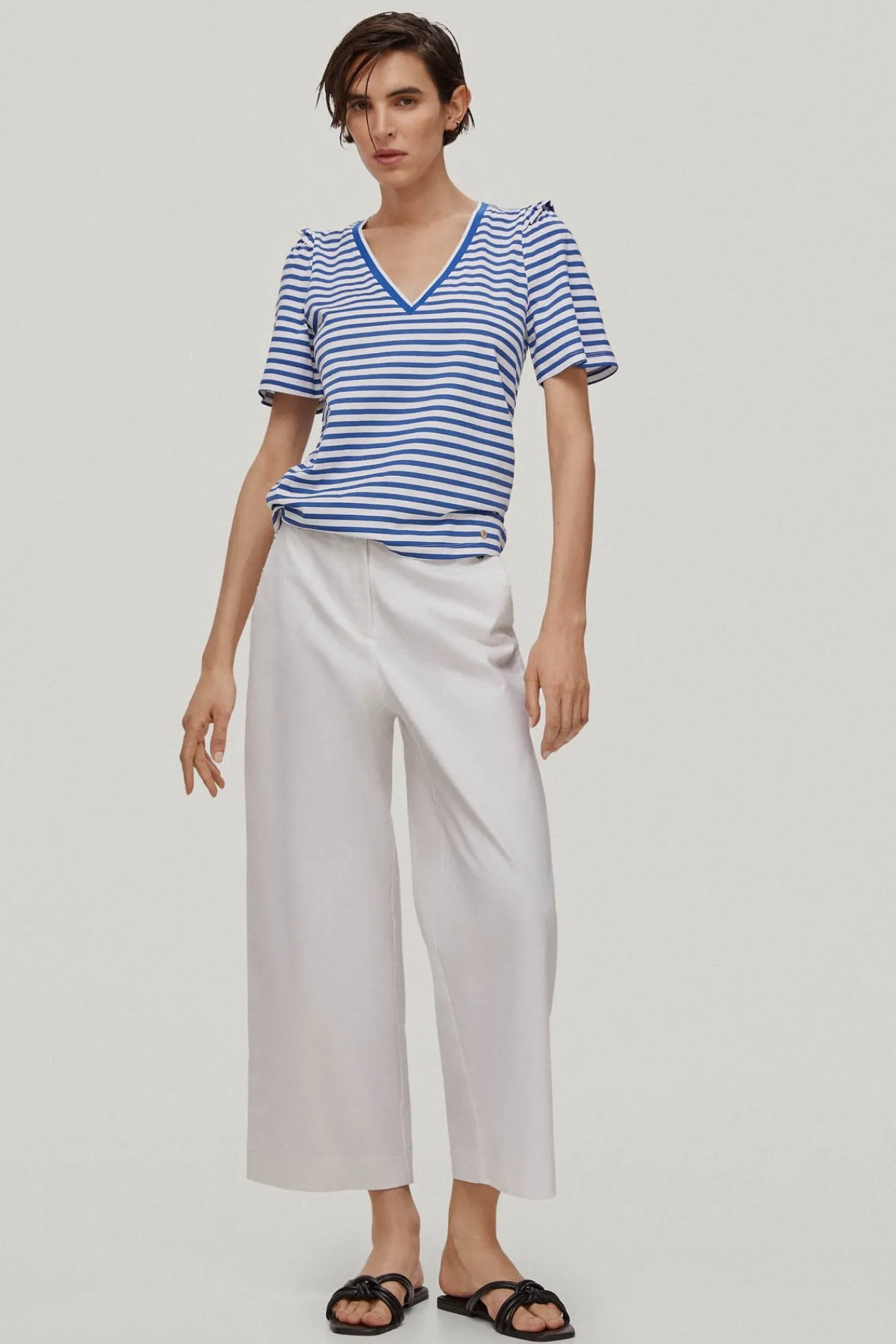 Camiseta Rayas Manga Corta^Pedro del Hierro New