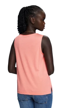 Camiseta Sin Mangas Cuello Pico Tencel™^Esprit Best Sale