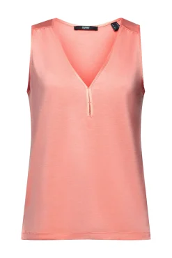 Camiseta Sin Mangas Cuello Pico Tencel™^Esprit Best Sale