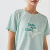 Camiseta Tejido Tecnico Logo Azul^Dash and Stars Cheap