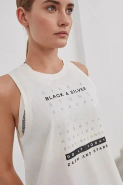 Camiseta Tirantes 100% Algodon Blanco^Dash and Stars Sale