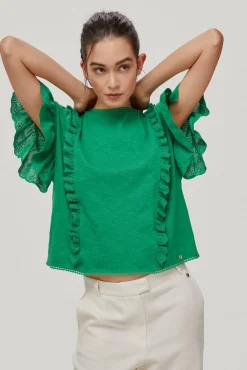 Camiseta Volante Combinada^Pedro del Hierro New