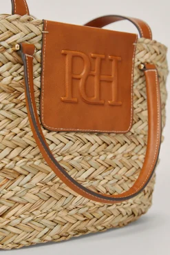 Capazo De Rafia Con Logotipo En Volumen^Pedro del Hierro Cheap