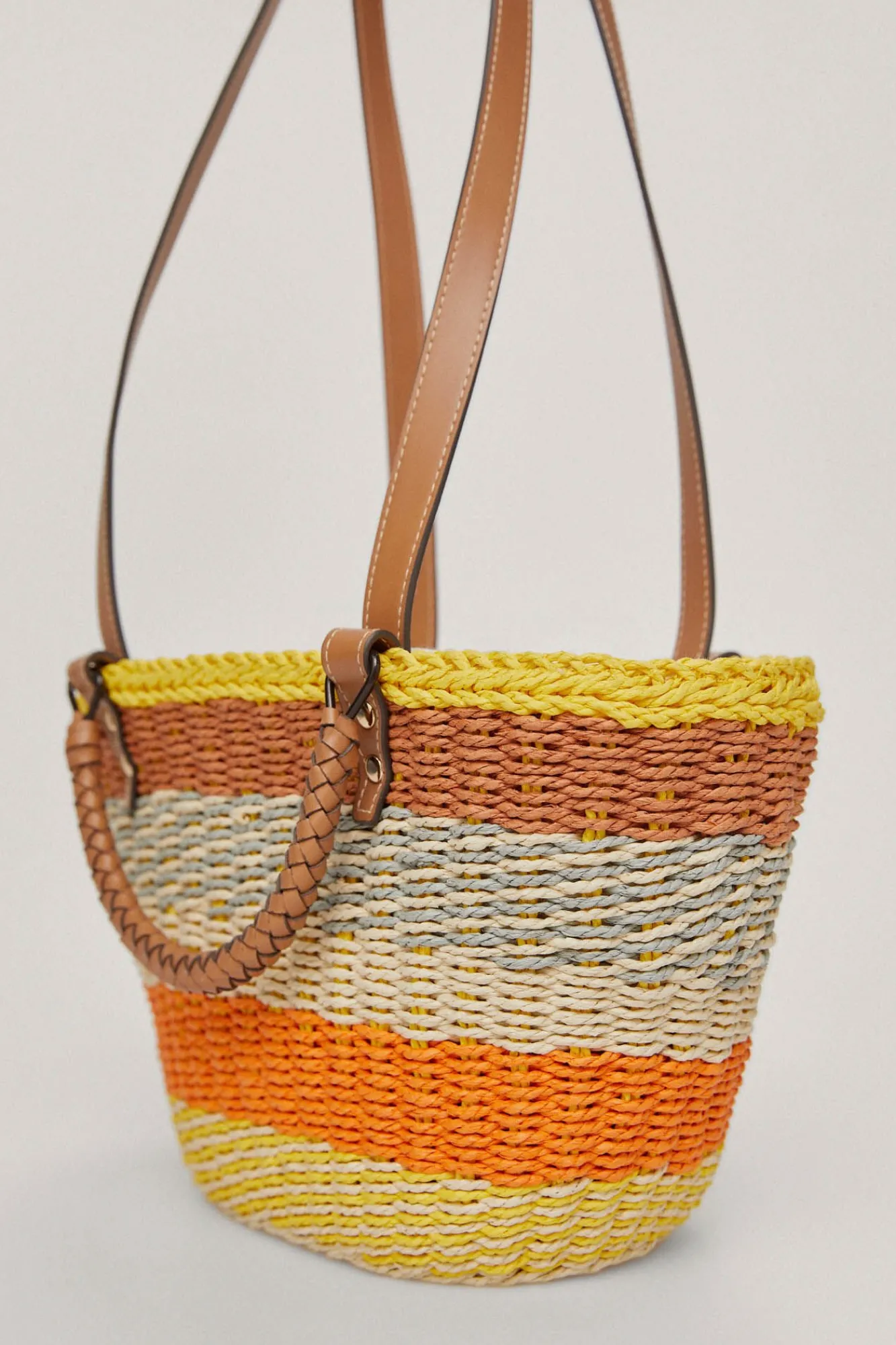 Capazo Rayas De Rafia Multicolor^Pedro del Hierro Cheap