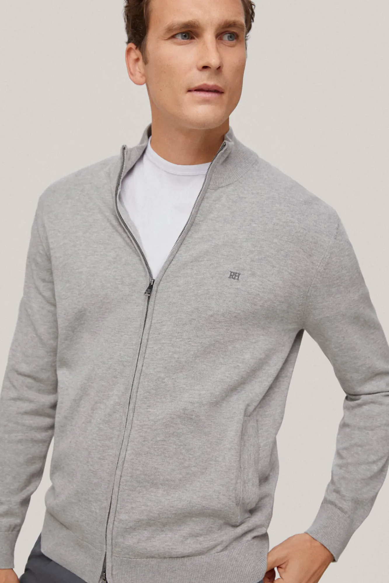 Cardigan Algodon Cremallera Basico^Pedro del Hierro Cheap