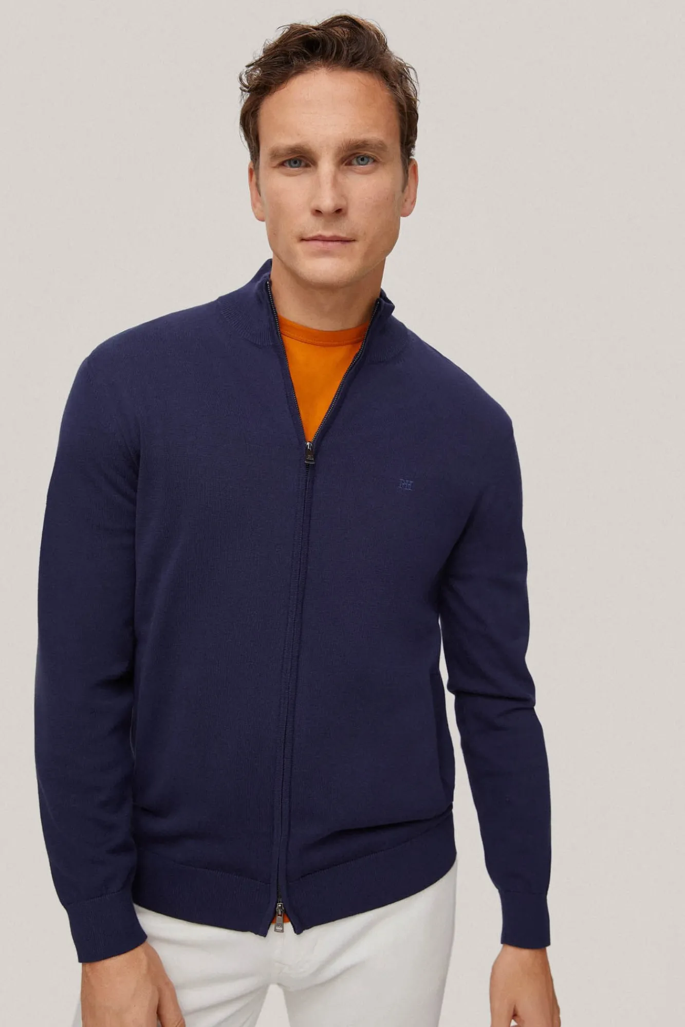 Cardigan Algodon Cremallera Basico^Pedro del Hierro Sale