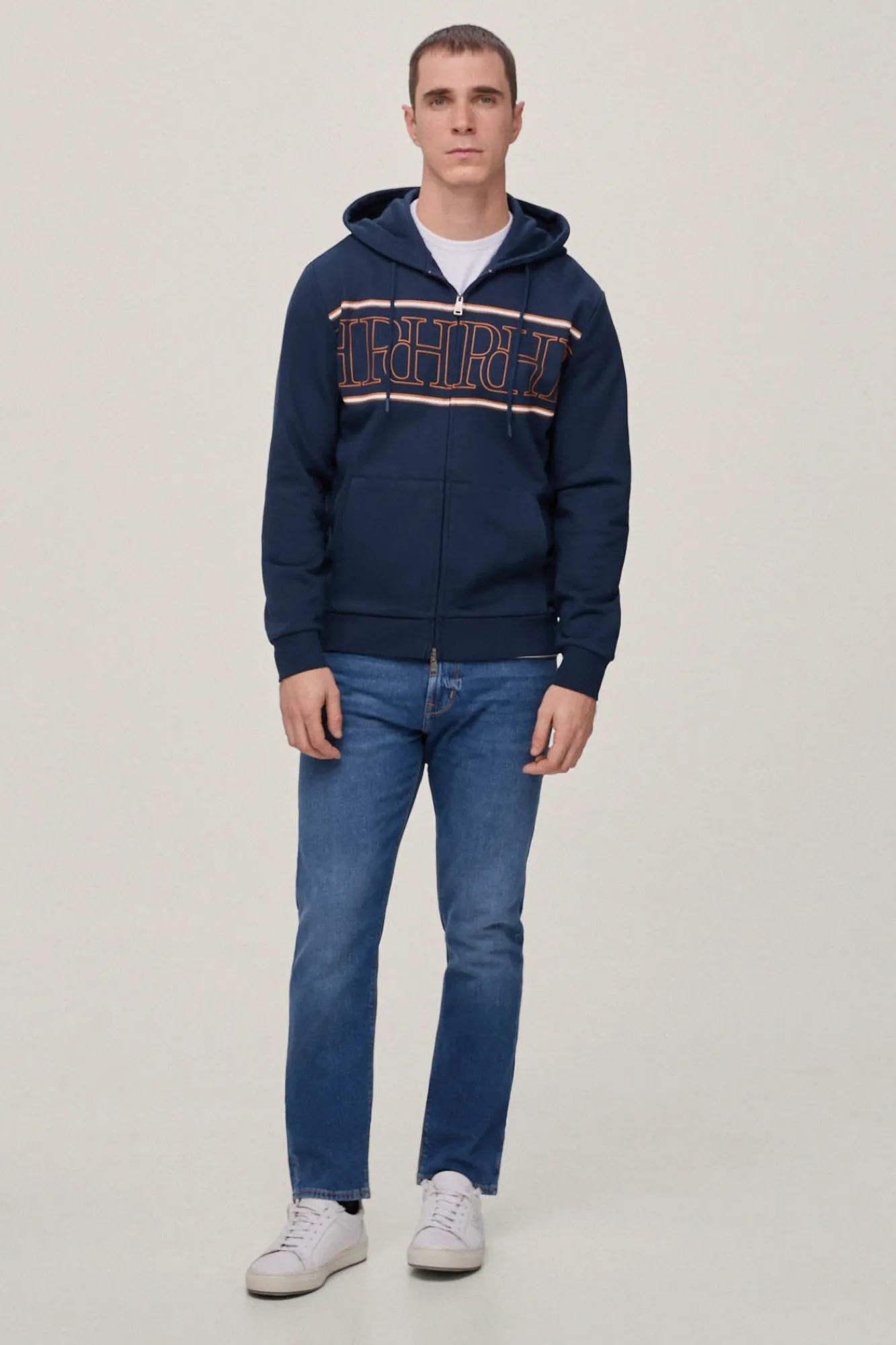 Cardigan Capucha Logo^Pedro del Hierro Hot