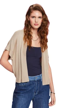Cardigan Corto Abierto Manga Corta^Esprit Store