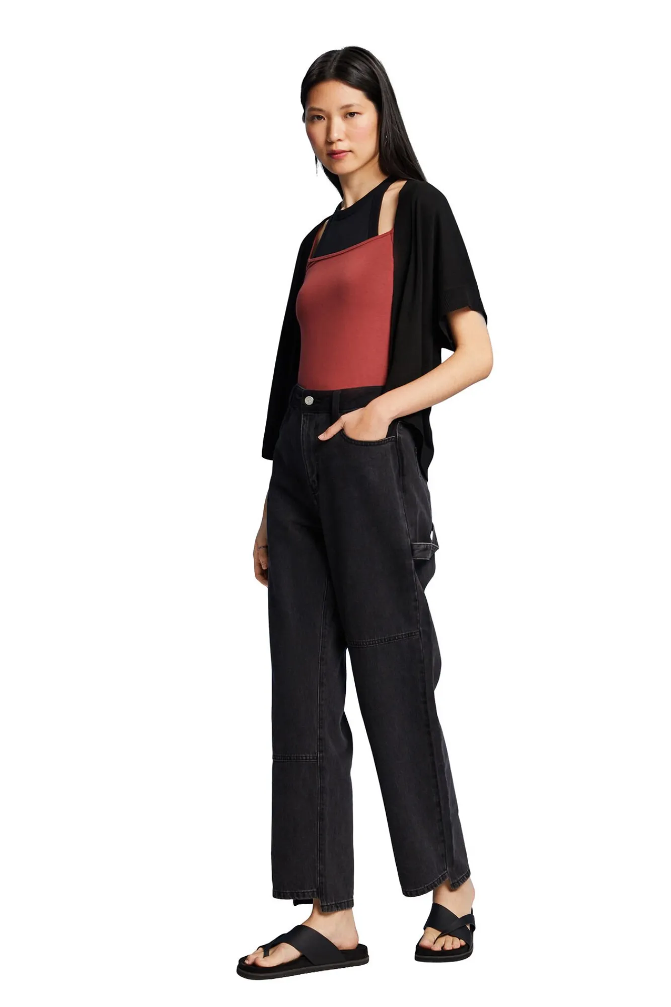 Cardigan Corto Abierto Manga Corta^Esprit Discount