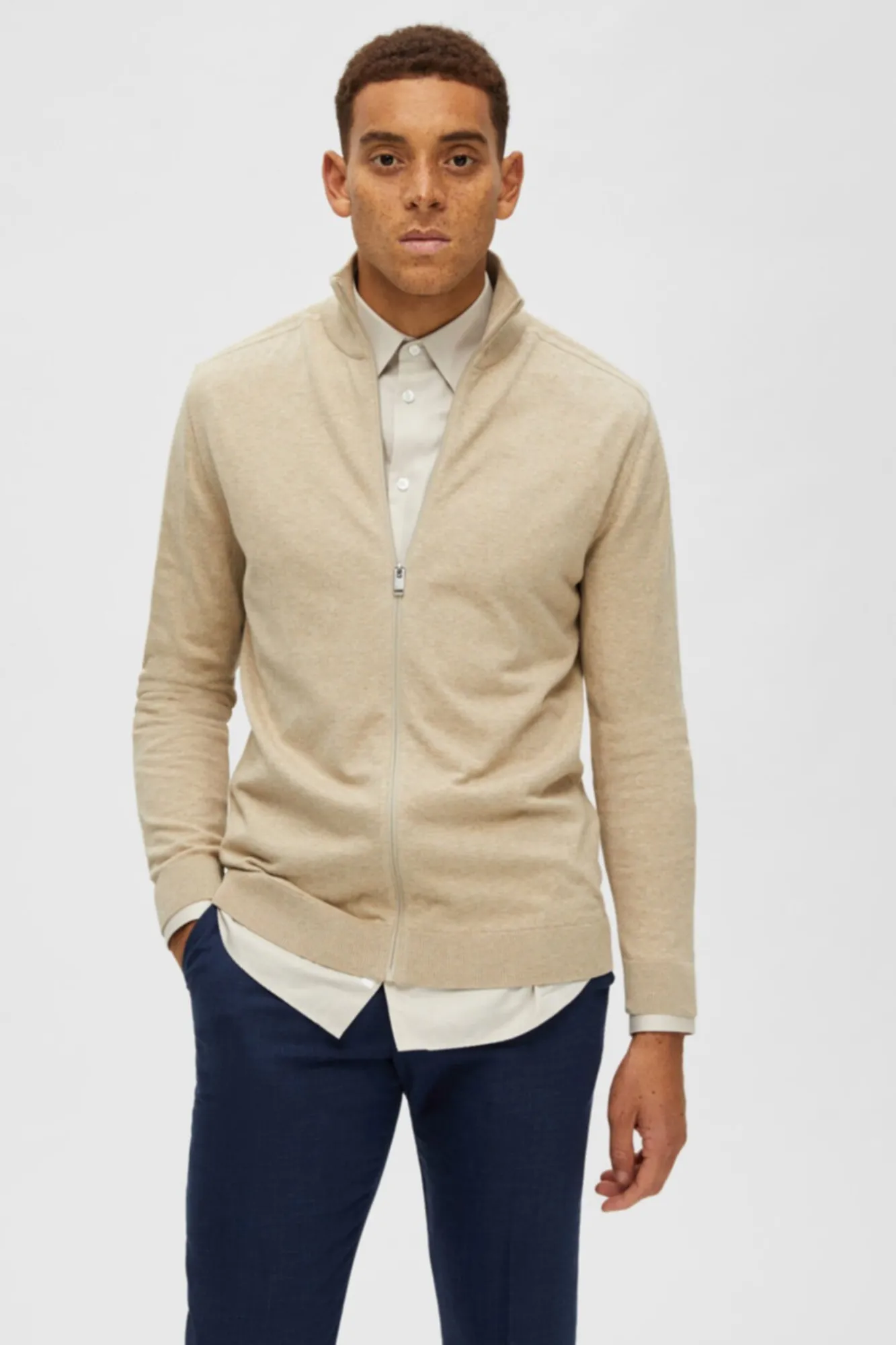 Cardigan De Cremallera 100% Algodon^Selected Hot