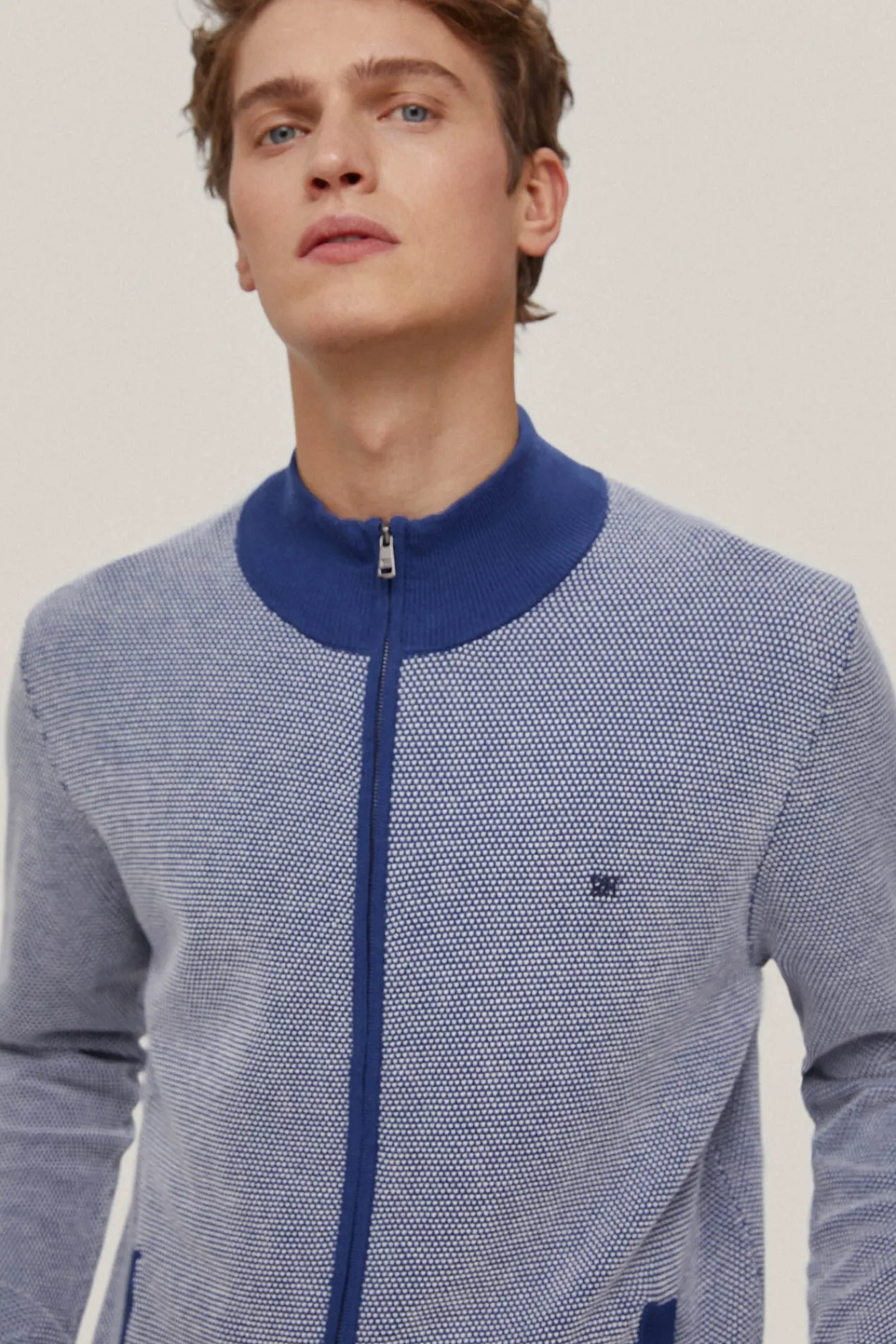 Cardigan Estructura Bicolor Cremallera^Pedro del Hierro Fashion