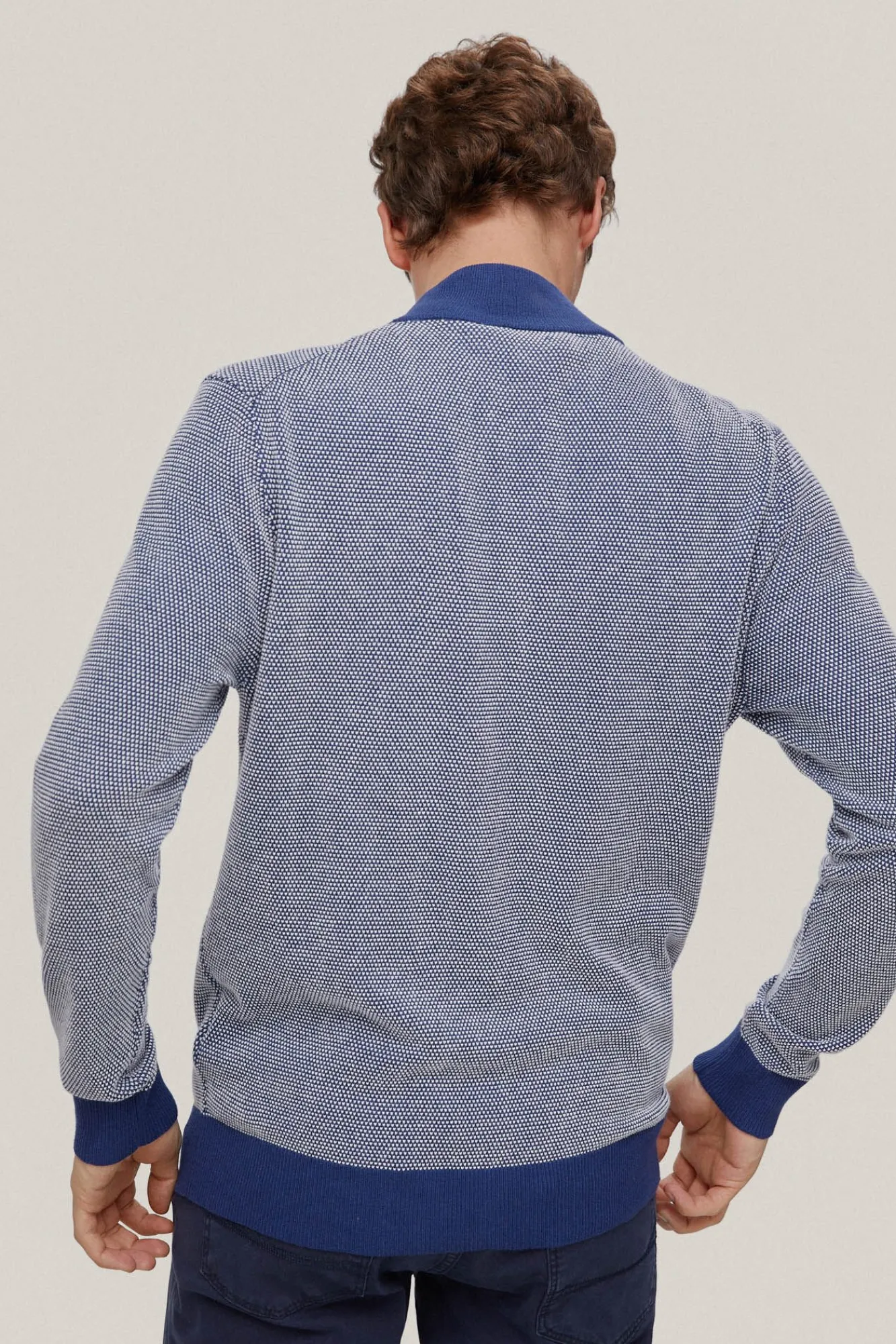 Cardigan Estructura Bicolor Cremallera^Pedro del Hierro Fashion
