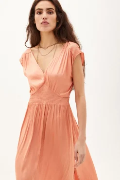 Carmela. Vestido Midi Satinado^Hoss Intropia Shop