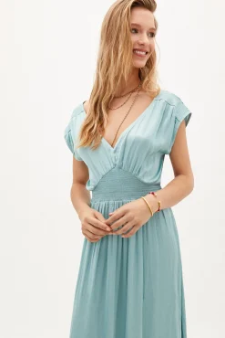 Carmela. Vestido Midi Satinado^Hoss Intropia Best