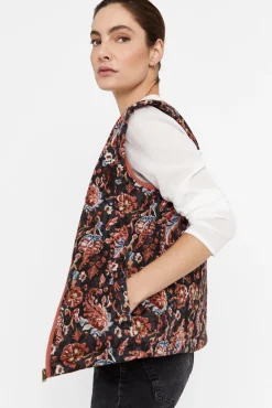 Chaleco Acolchado Estampado^Cortefiel Shop