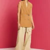 Chaleco Cruzado Tencel™ Regular Fit^Esprit Clearance