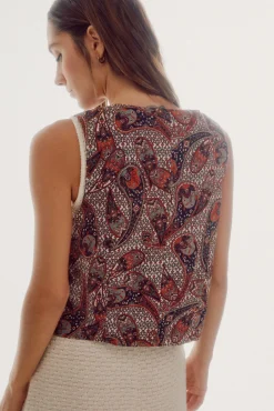 Chaleco En Sangalo Estampado^Slowlove Flash Sale