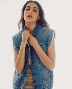 Chaleco Vaquero Bordado^Slowlove Online