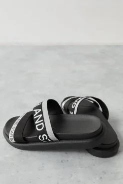 Chanclas Tiras Logo Gris^Dash and Stars Store