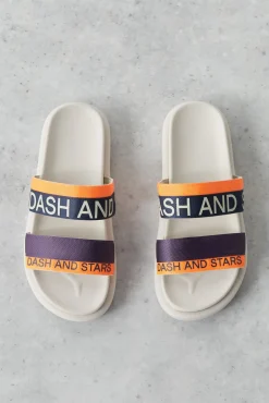 Chanclas Tiras Logo Naranja^Dash and Stars Sale