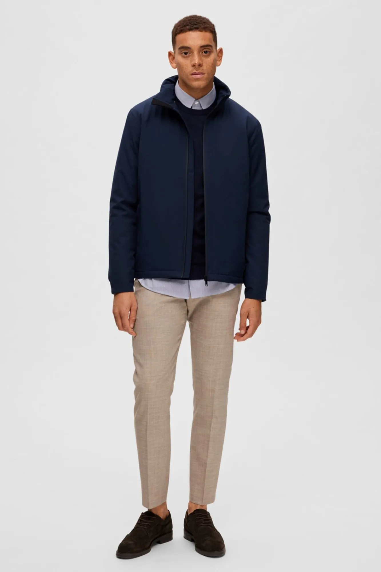 Chaqueta Corta Impermeable 100% Sostenible^Selected Store