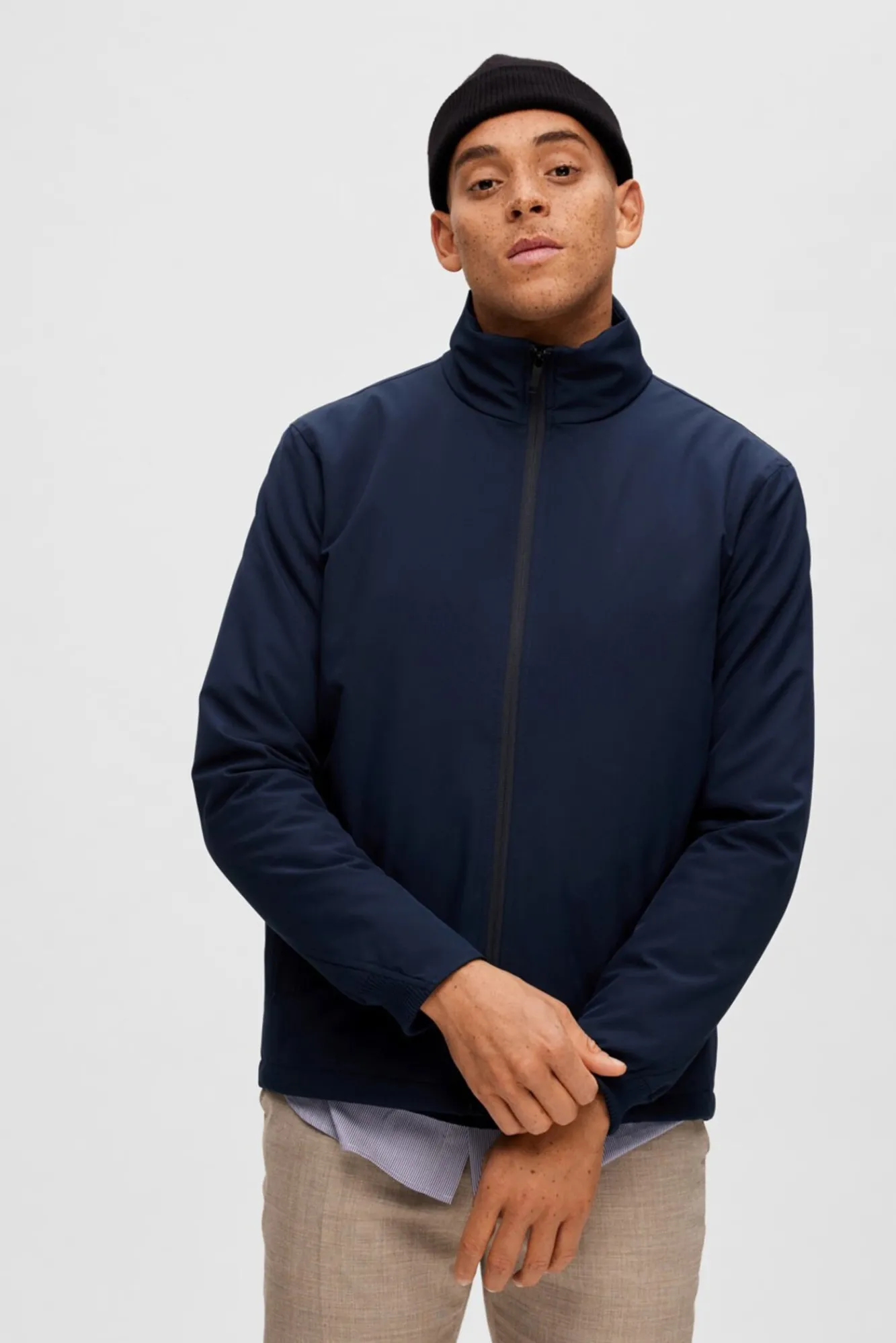 Chaqueta Corta Impermeable 100% Sostenible^Selected Store