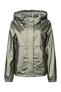 Chaqueta Corta Impermeable Metalizada^Esprit Online
