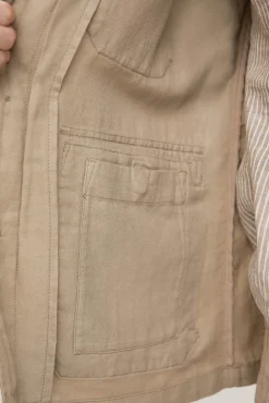 Chaqueta Sahariana Algodon Y Lino^Pedro del Hierro Sale