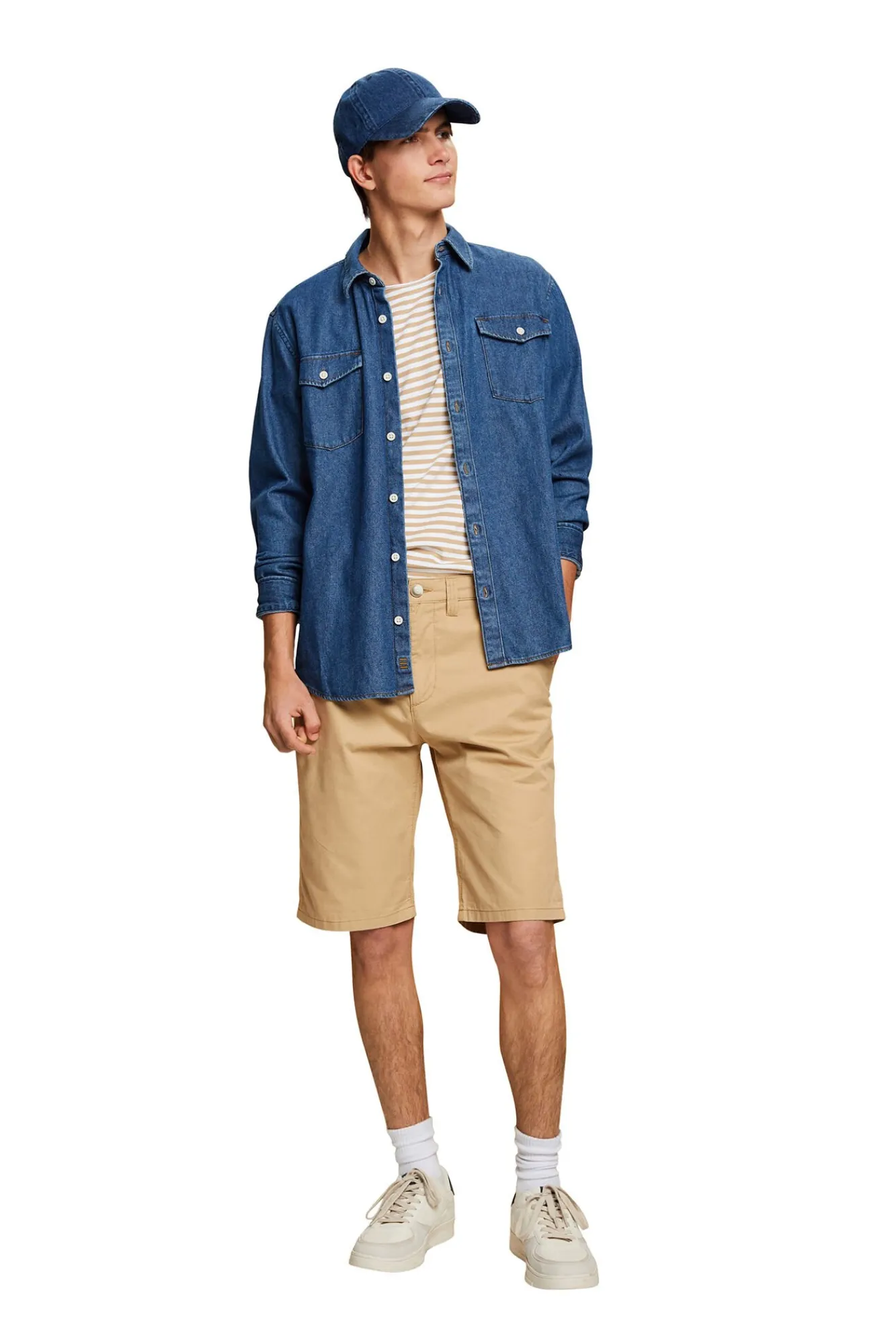 Chino Bermuda 100% Algodon Sostenible^Esprit Discount
