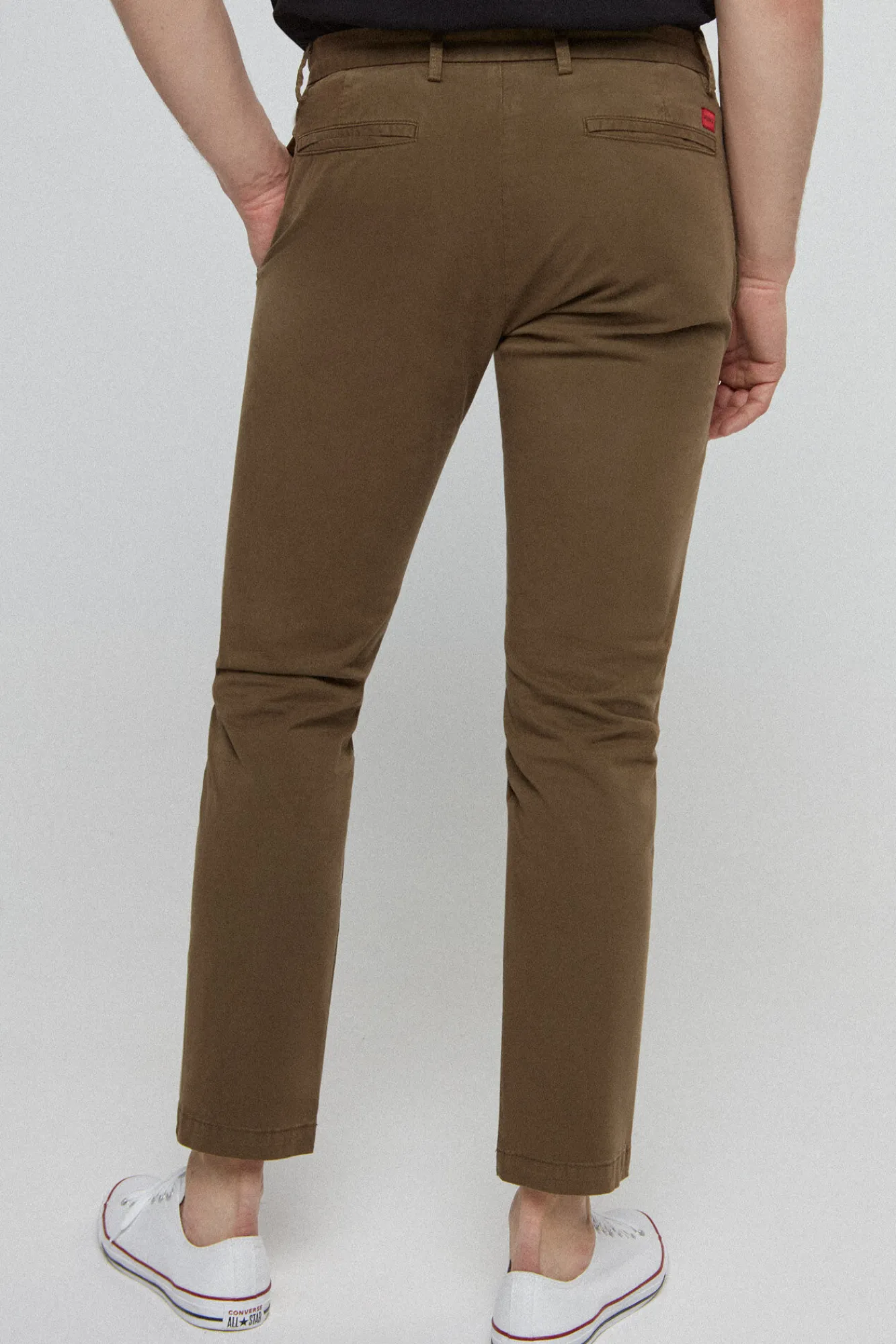 Chinos Ajustados Con Bolsillos^HUGO Cheap