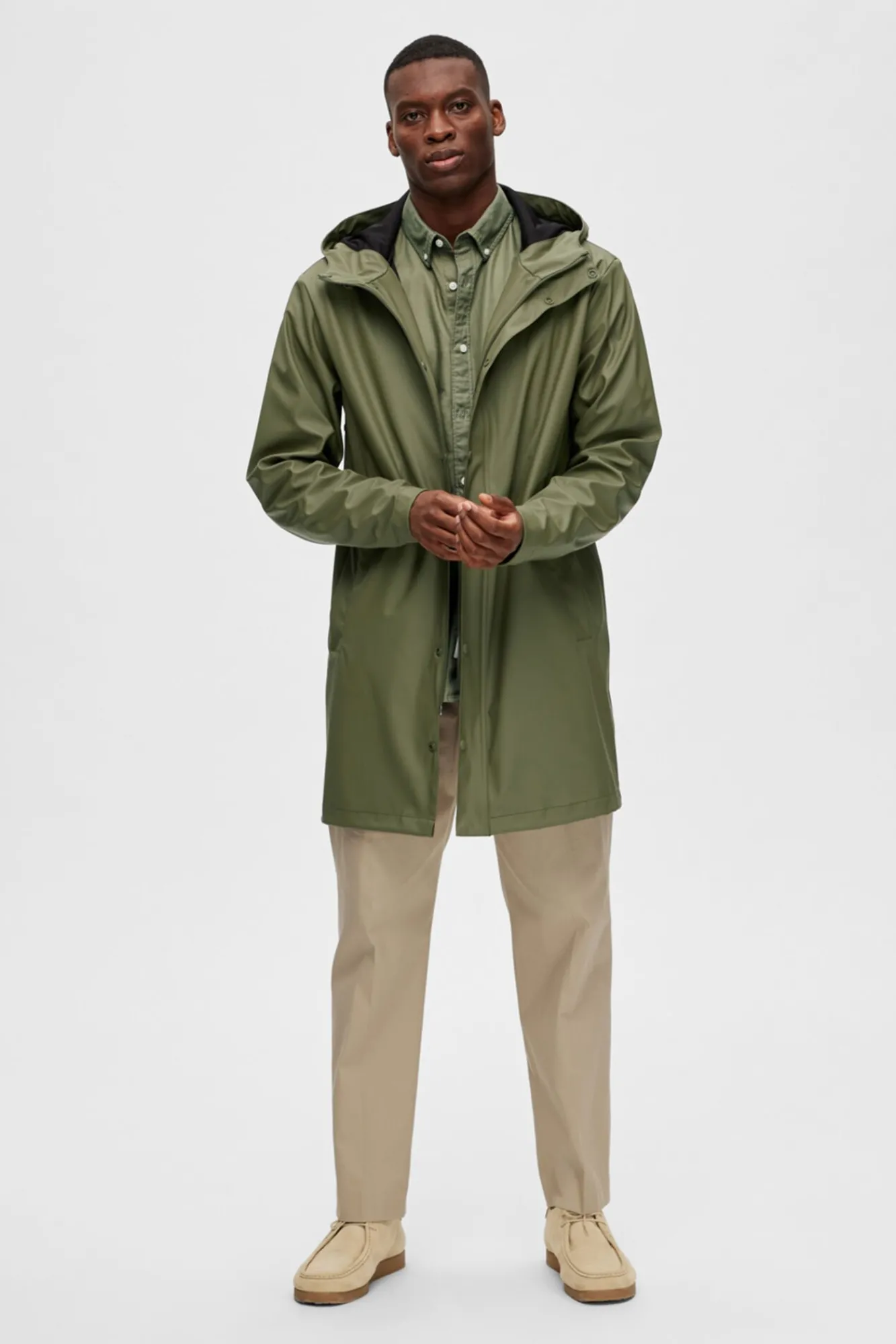 Chubasquero Ligero Impermeable Y Cortavientos Con Capucha^Selected Flash Sale