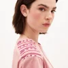 Cindy Camiseta De Algodon Con Bordados^Hoss Intropia Outlet