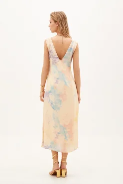 Cintia. Vestido Midi Estampado Tie Dye^Hoss Intropia Online