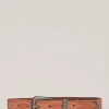 Cinturon De Piel Bordado Con Tachuelas Y Hebilla Tipo Cowboy^Pedro del Hierro Clearance