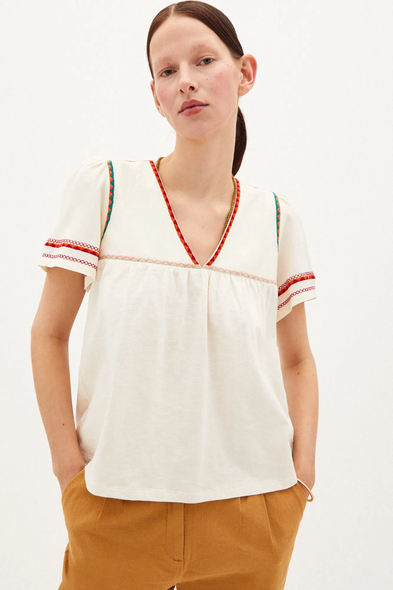 Clara Camiseta Bordada^Hoss Intropia Discount