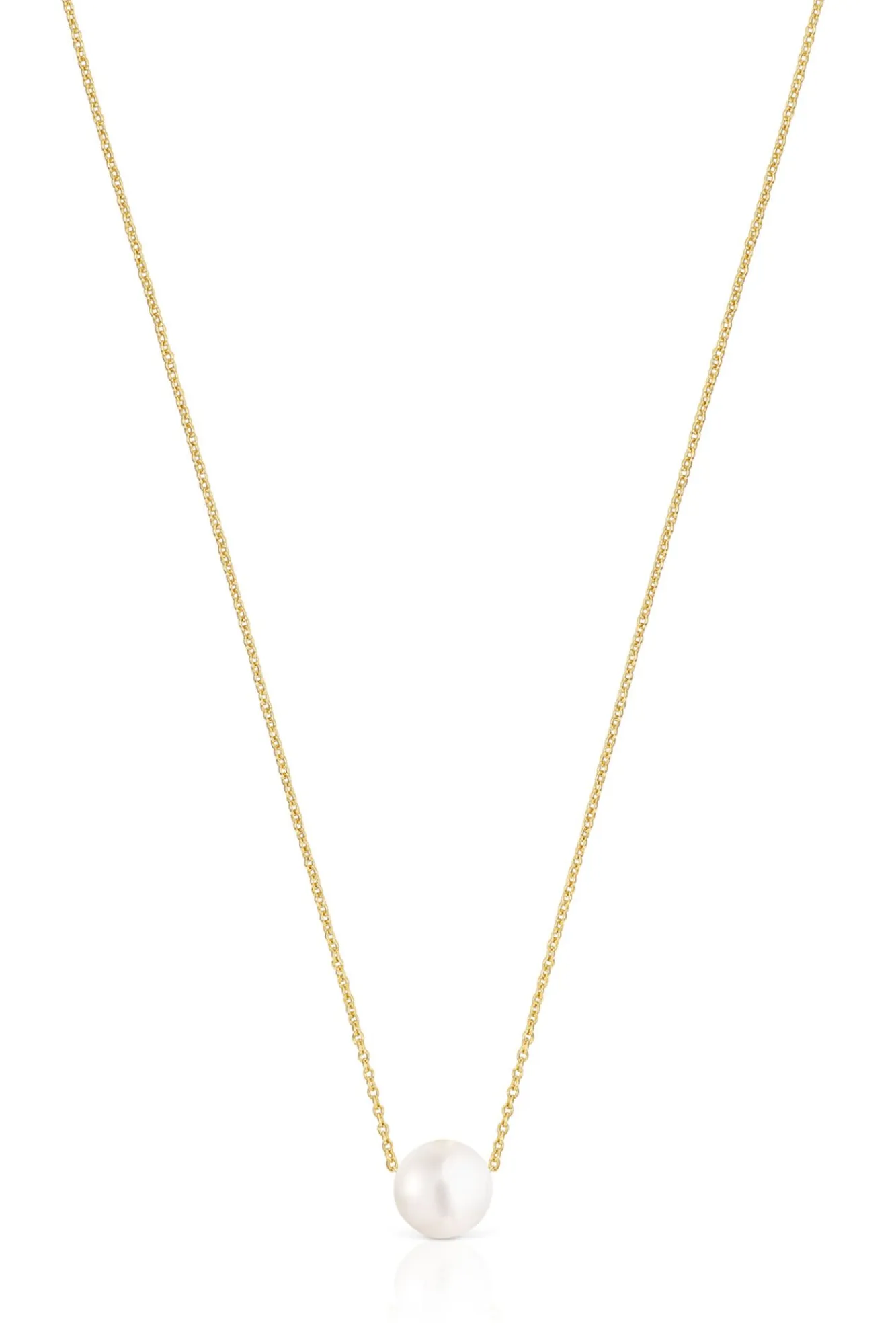 Collar De Plata Vermeil Y Perla^Tous Shop