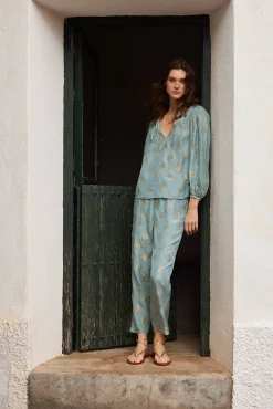 Cora Pantalon Fluido Con Lurex^Hoss Intropia Cheap