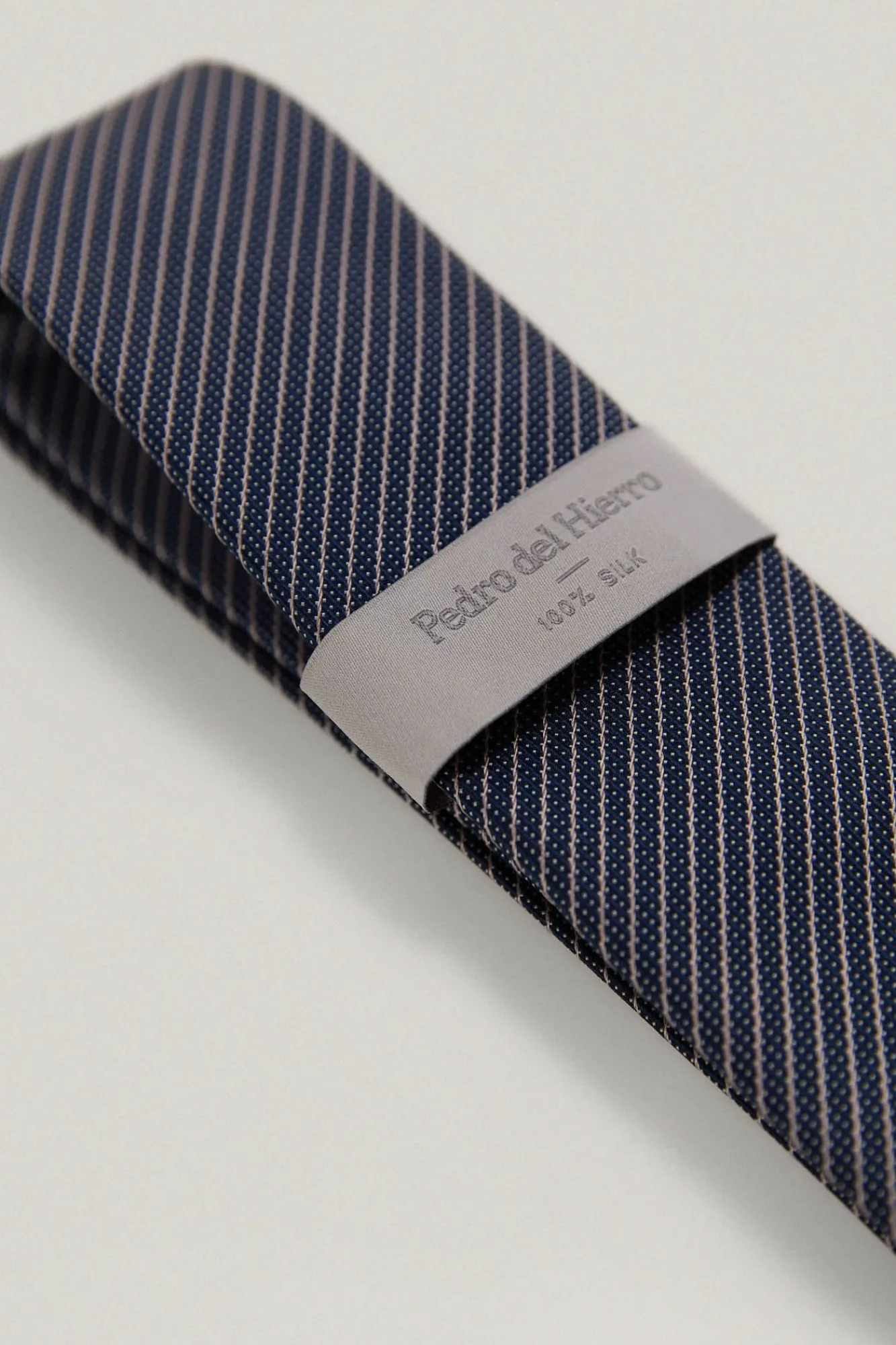 Corbata Seda Rayas^Pedro del Hierro Outlet