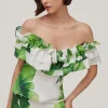 Cristina. Top Off Shoulders Con Volantes^TFP by Tamara Falco Sale