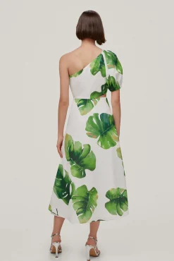 Dacil. Vestido Asimetrico Cut Out^TFP by Tamara Falco Cheap