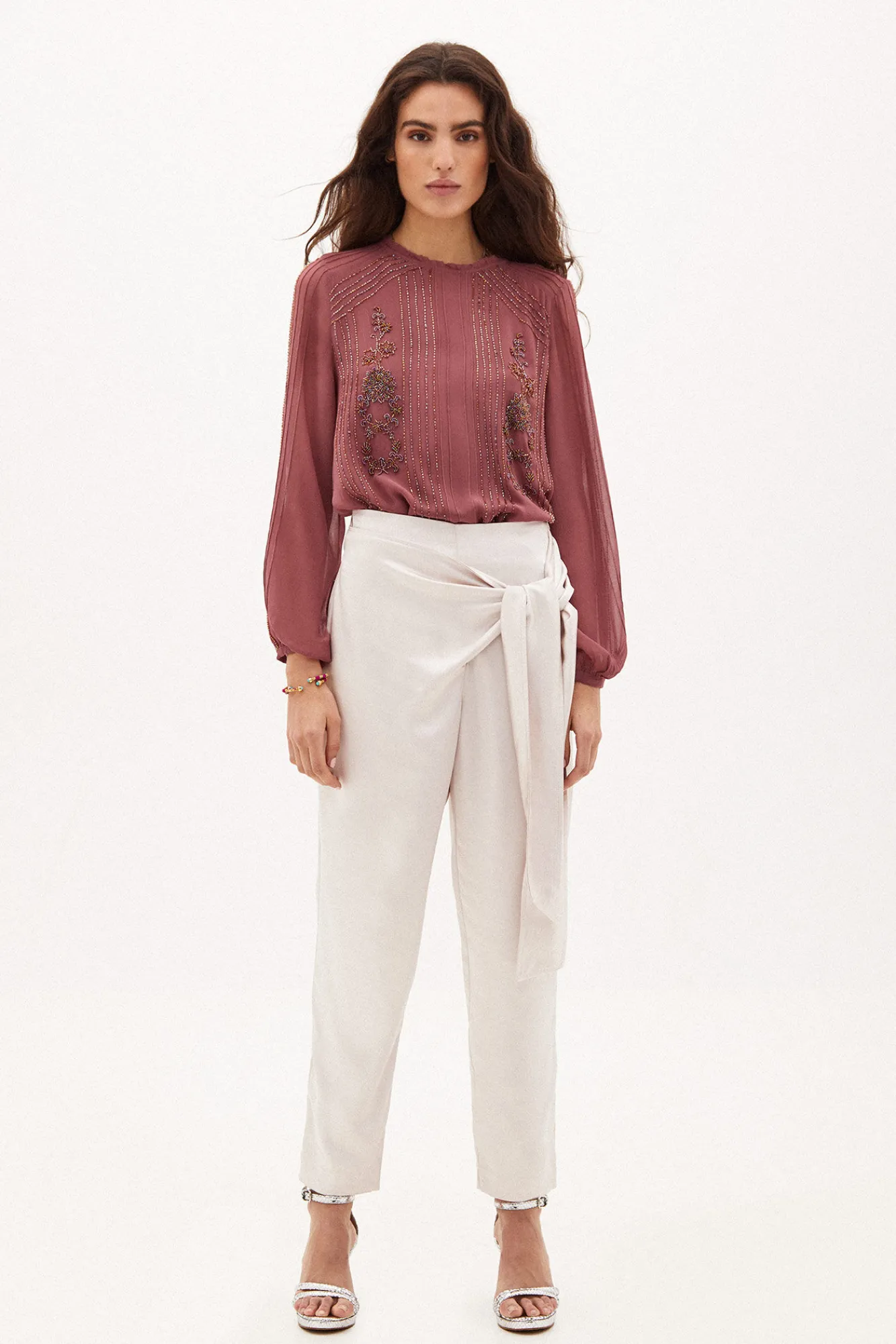 Danae Blusa Fluida Bordada^Hoss Intropia Cheap