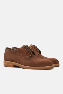 Derby Marrones De Vacuno Ante^Lottusse Store