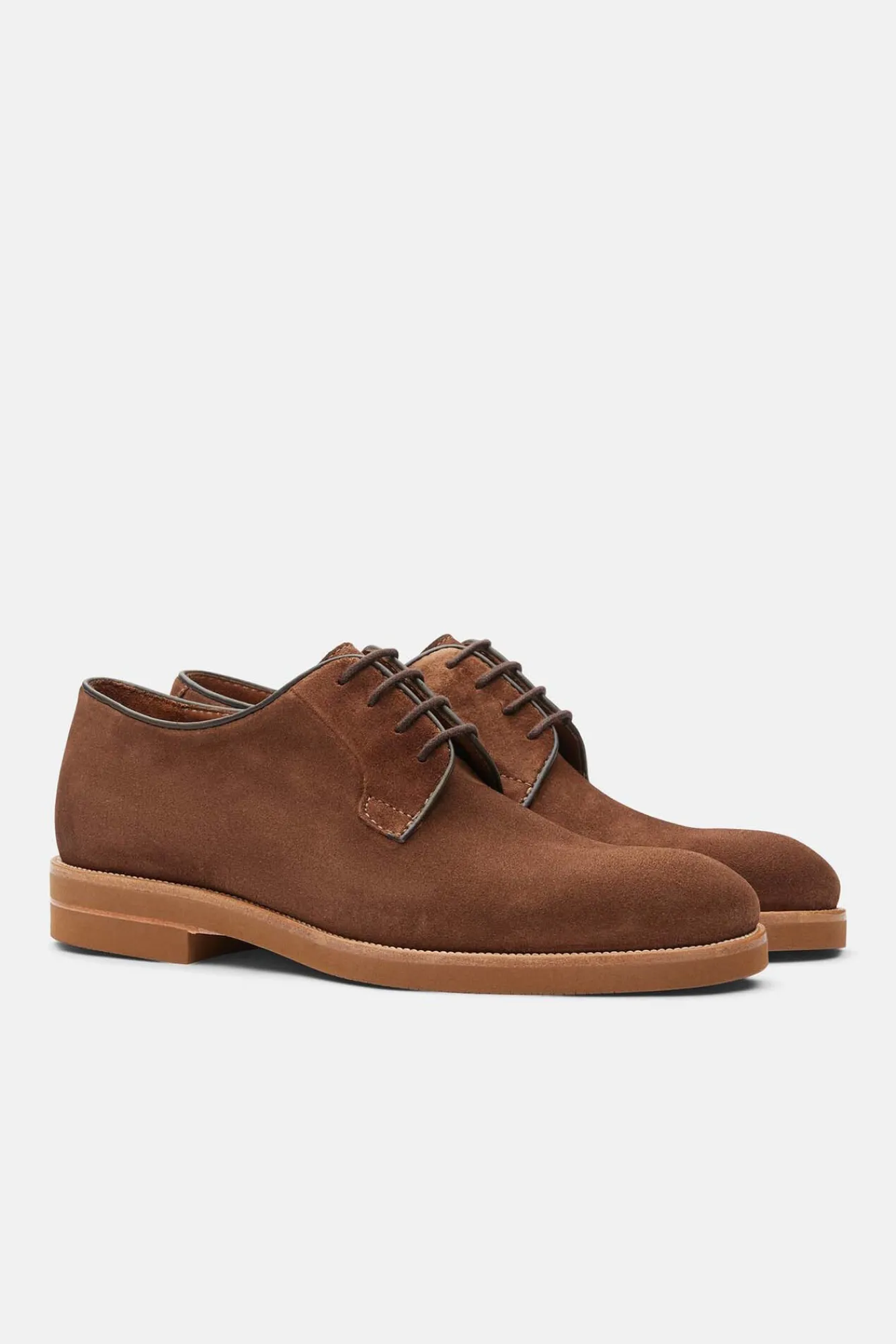 Derby Marrones De Vacuno Ante^Lottusse Store