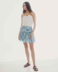 Falda Corta Estampada^Slowlove Hot