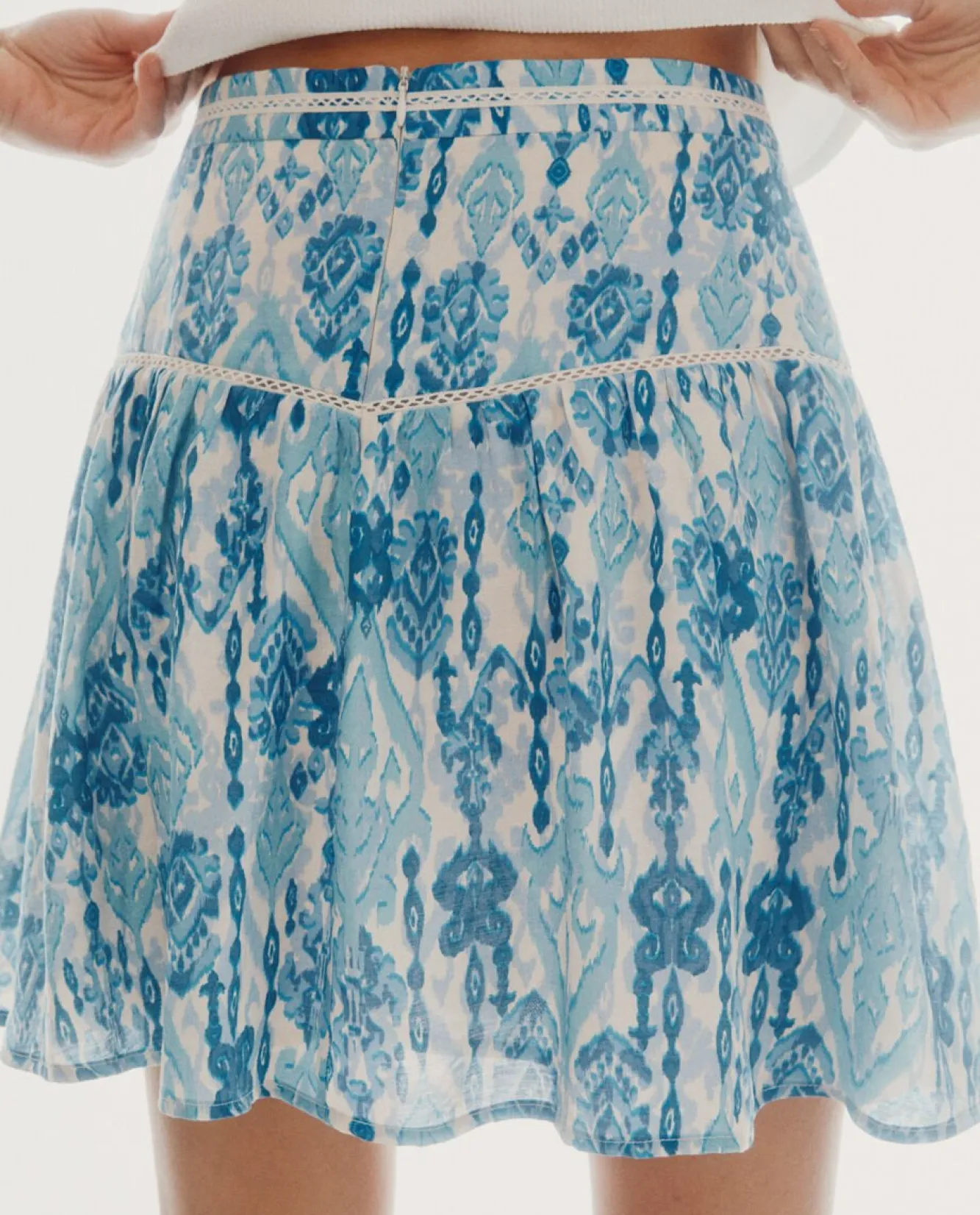 Falda Corta Estampada^Slowlove Hot
