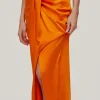 Falda Midi Drapeada^Pedro del Hierro Best