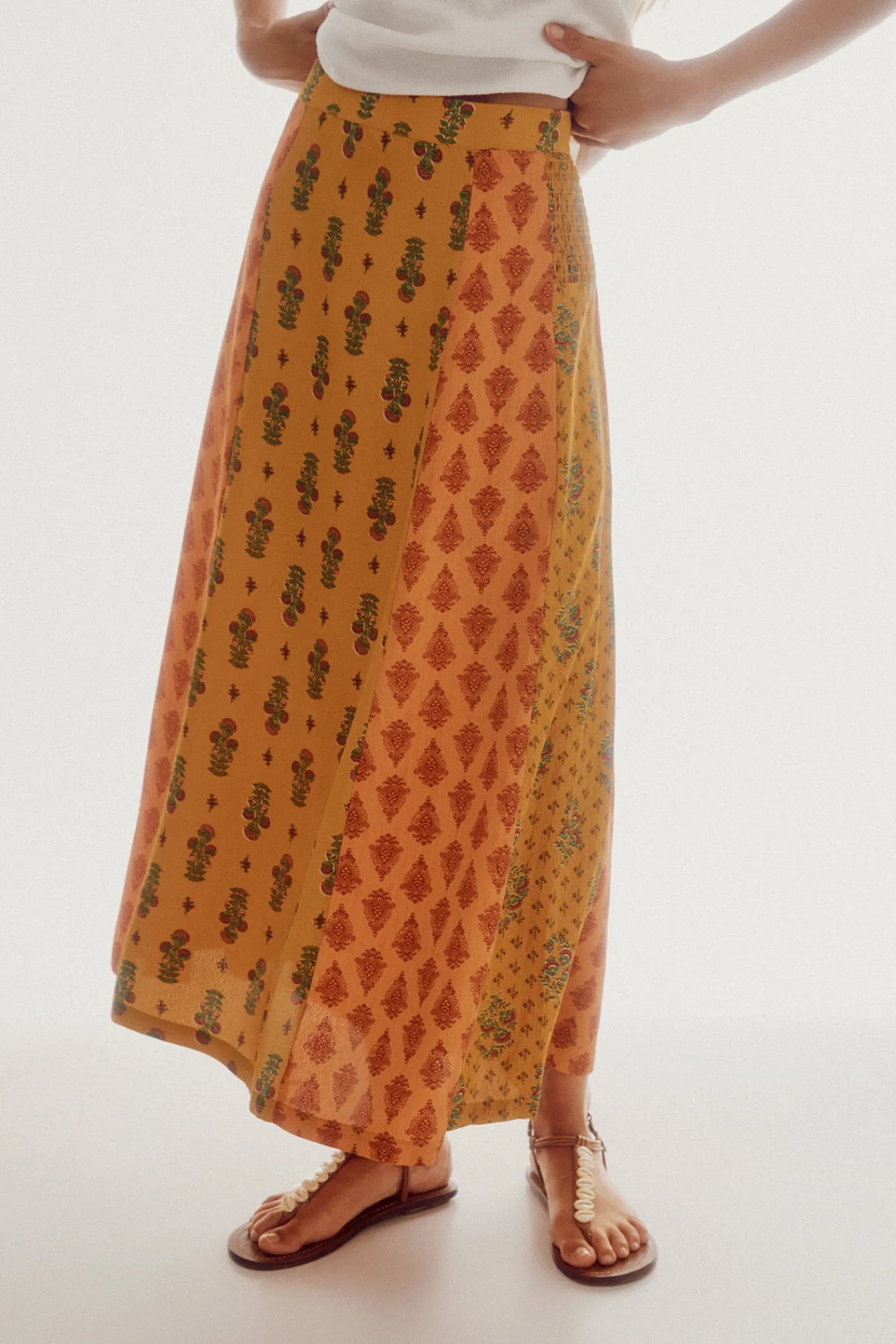 Falda Midi Estampada^Slowlove Fashion