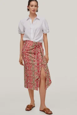 Falda Pareo Estampada^Pedro del Hierro Sale