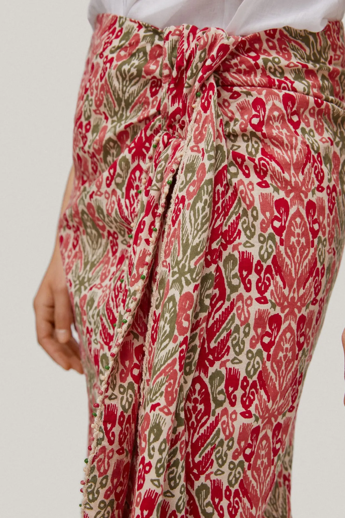 Falda Pareo Estampada^Pedro del Hierro Sale