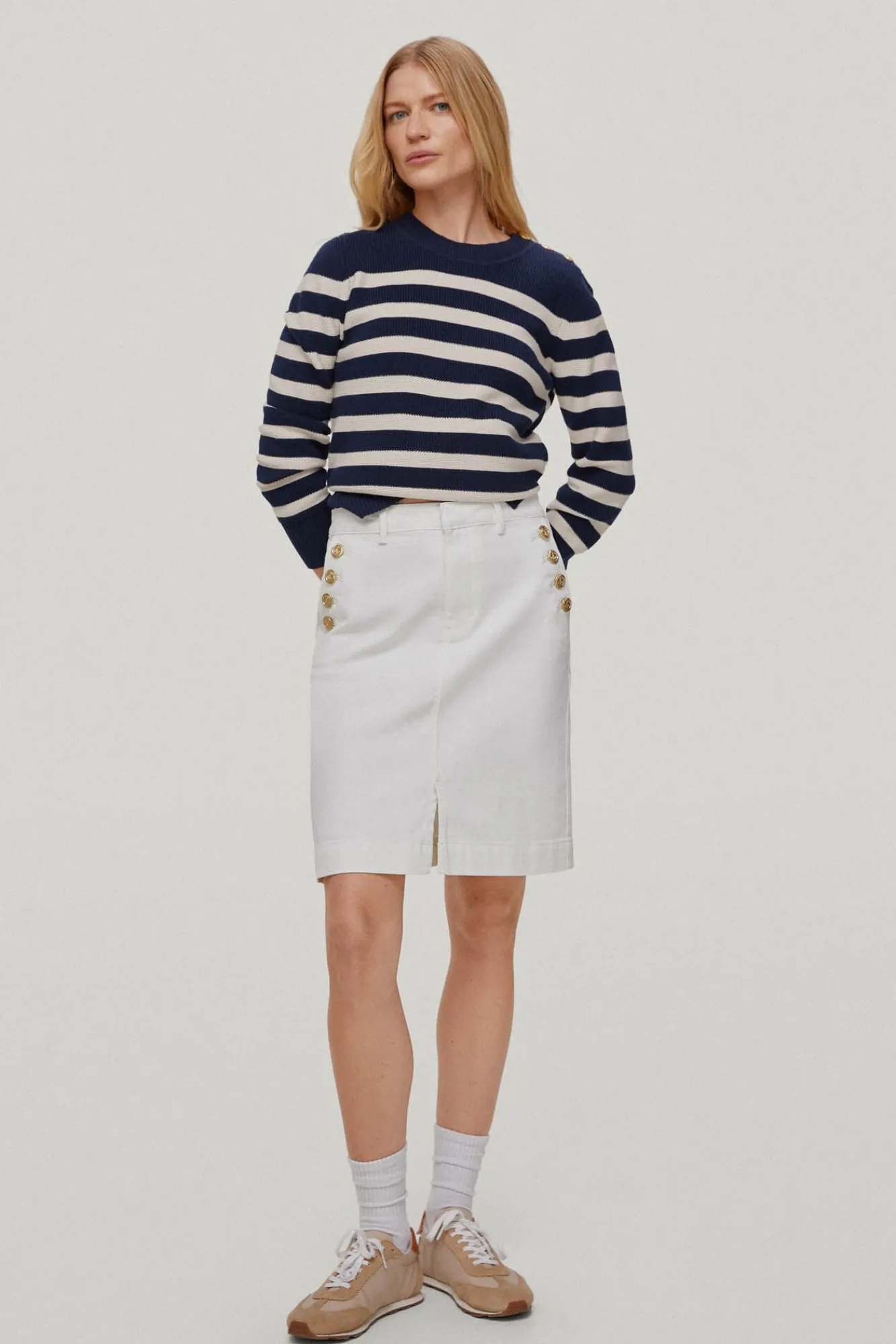 Falda Vaquera Botones^Pedro del Hierro Hot